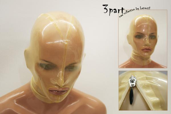 Latexmaske 3part